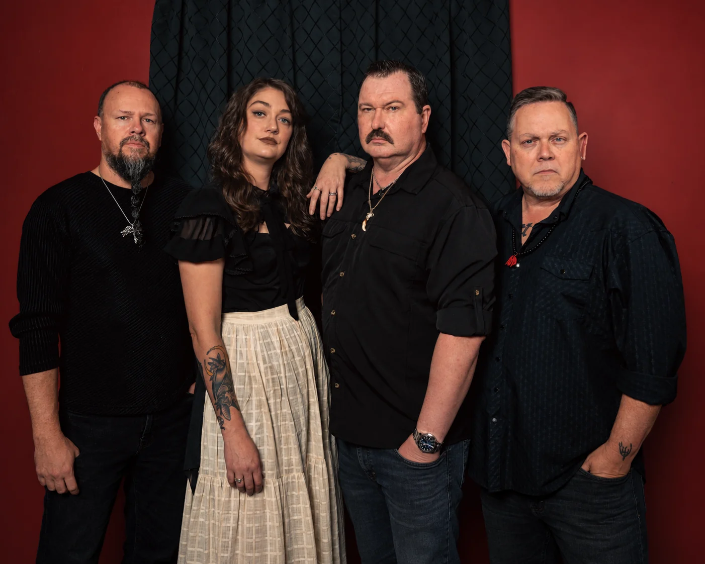 Conjuring Truth principal cast Matthew J. Sorge, Haley Staack, Terance Williams and Larry D. Thacker